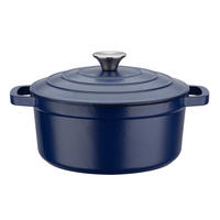 KOCHTOPF BLUE MAGIC 2,2 l  - Dunkelblau, Basics, Metall (20cm) - GSW