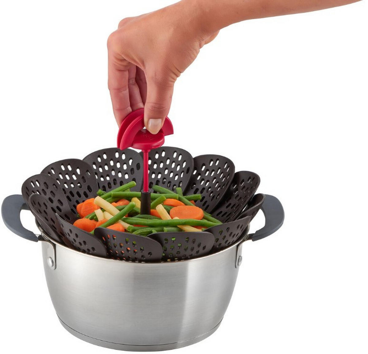 ÅNGINSATS  - röd/svart, Design, plast - Tefal