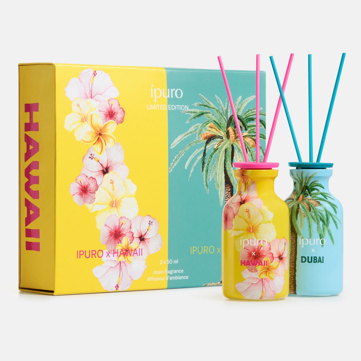 RAUMDUFT 1000 ml Bergamotte, Passionsfrucht  - Gelb, Basics, Glas (1000ml) - Ambia Home