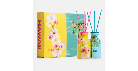 RAUMDUFT 1000 ml Bergamotte, Passionsfrucht  - Gelb, Basics, Glas (1000ml) - Ambia Home