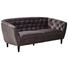 CHESTERFIELD-SOFA in Textil Dunkelgrau - Dunkelgrau/Schwarz, Trend, Holz/Textil (191/78/84cm) - Ambia Home CHESTERFIELD-SOFA in Textil Dunkelgrau - Dunkelgrau/Schwarz, Trend, Holz/Textil (191/78/84cm) - Ambia Home