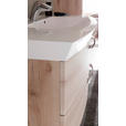 WASCHTISCHKOMBI 100 cm - Chromfarben/Buchefarben, KONVENTIONELL, Holzwerkstoff/Metall (100cm) - Xora