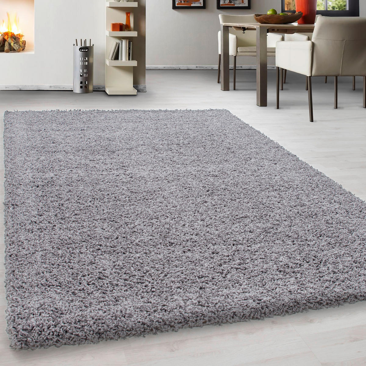 HOCHFLORTEPPICH 160/230 cm Life 1500 Hellgrau  - Hellgrau, KONVENTIONELL, Textil (160/230cm) - Novel