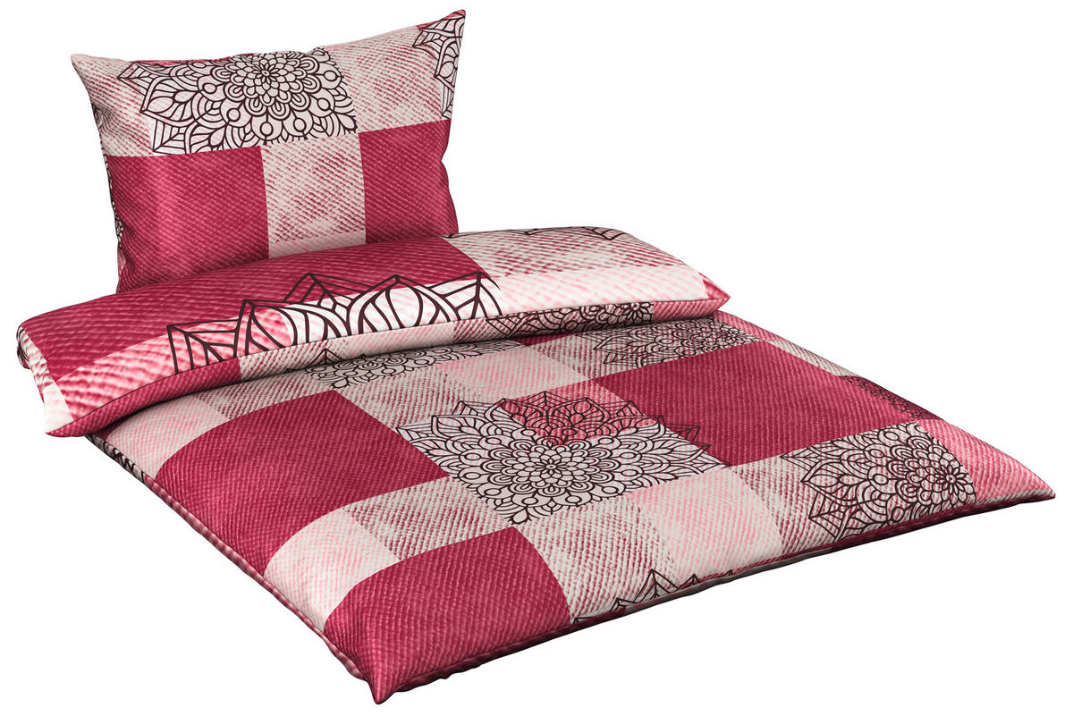POSTELJNINA KALIO 140/200 cm saten pink  - pink, Design, tekstil (140/200cm) - Esposa