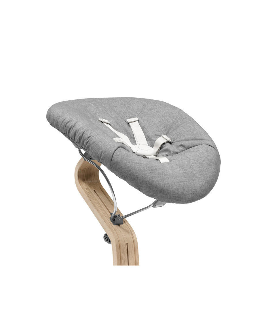 HOCHSTUHLLIEGE  - Grau, Basics, Textil (40/40/65cm) - Stokke