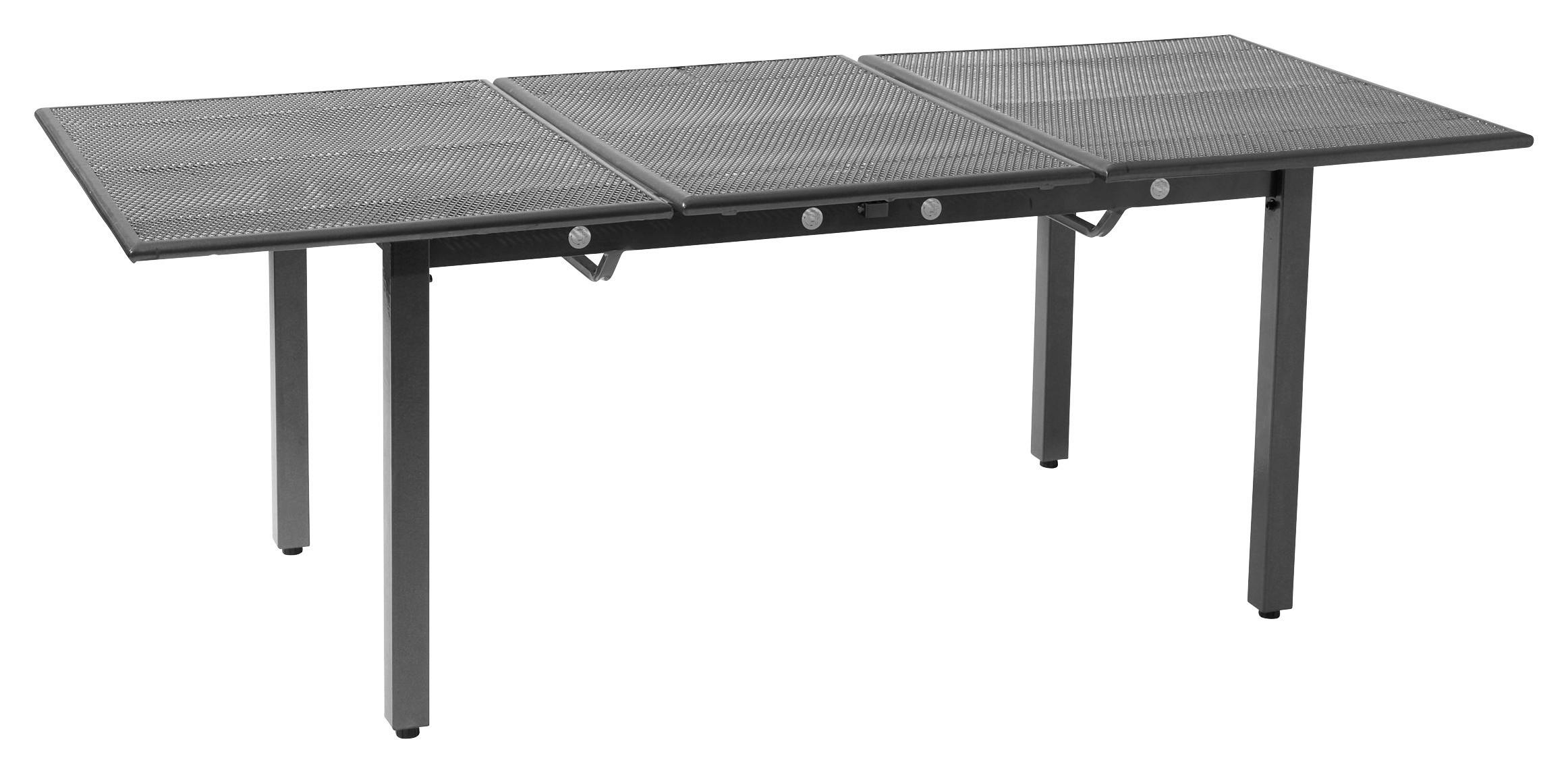 GARTENTISCH  - Grau, Basics, Metall (140-200/74/90cm) - Gardenson