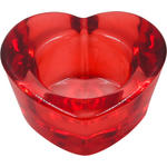 TEELICHTGLAS - Rot, Basics, Glas (8/4cm) - Ambia Home