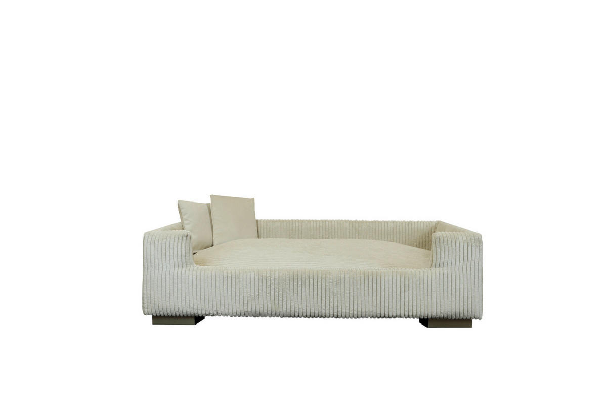 HUNDESOFA - Beige, Basics, Holzwerkstoff/Textil (90/57/26cm)