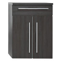 STREDNE VYSOKÁ SKRINKA, čierna, 60/82,8/30 cm - čierna, Konventionell, kompozitné drevo (60/82,8/30cm) - Novel