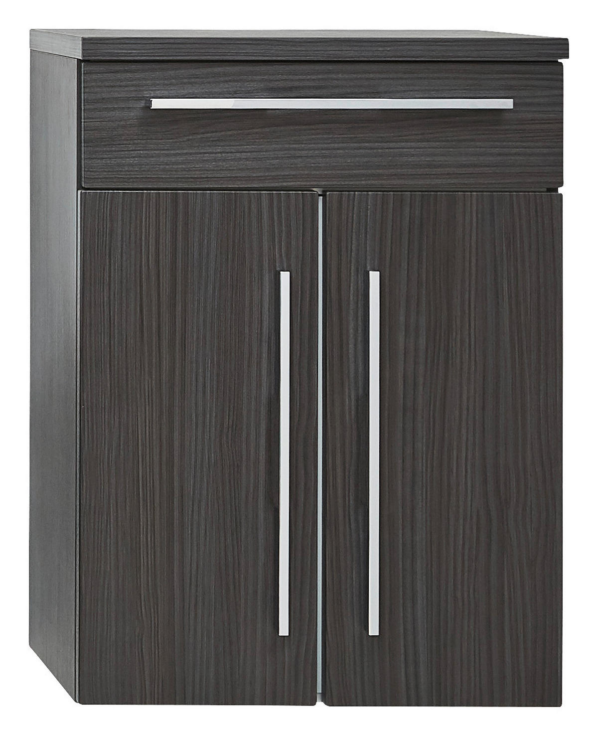 STREDNE VYSOKÁ SKRINKA, čierna, 60/82,8/30 cm - čierna, Konventionell, kompozitné drevo (60/82,8/30cm) - Novel