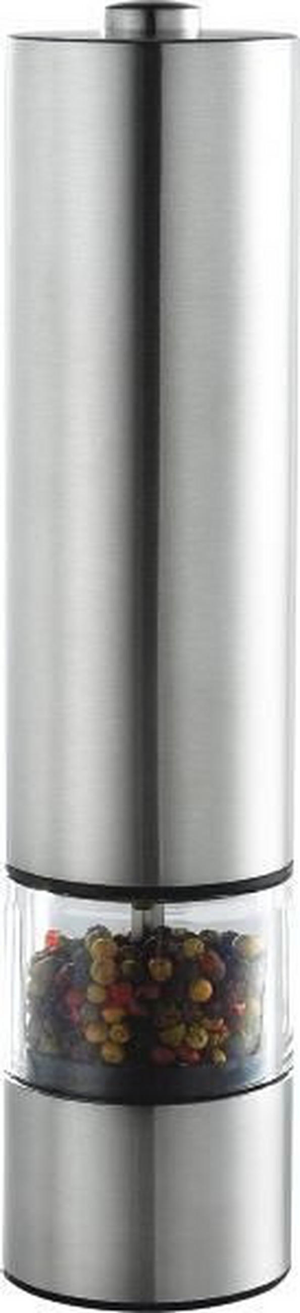 ELEKTR. SALZ-/PFEFFERMÜHLE Lifestyle  - Edelstahlfarben, Basics, Metall (22cm) - Justinus