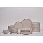 KOMBISERVICE Colori grigio 24-teilig  - Grau, Trend, Keramik - Novel