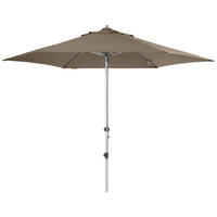 SONNENSCHIRM 320 cm Greige  - Greige/Alufarben, Basics, Textil/Metall (320cm) - Doppler