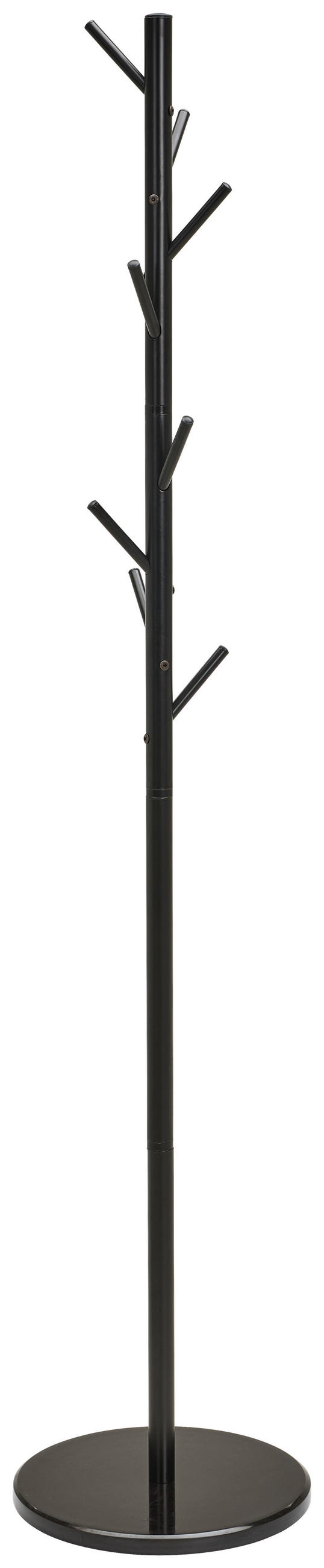 KLEIDERSTÄNDER in Schwarz 37/176/37 cm   - Schwarz, Basics, Kunststoff/Stein (37/176/37cm) - Carryhome