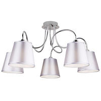 TAKLAMPA Luk 70/70/36 cm  - kromfärg, Klassisk, metall/plast (70/70/36cm)
