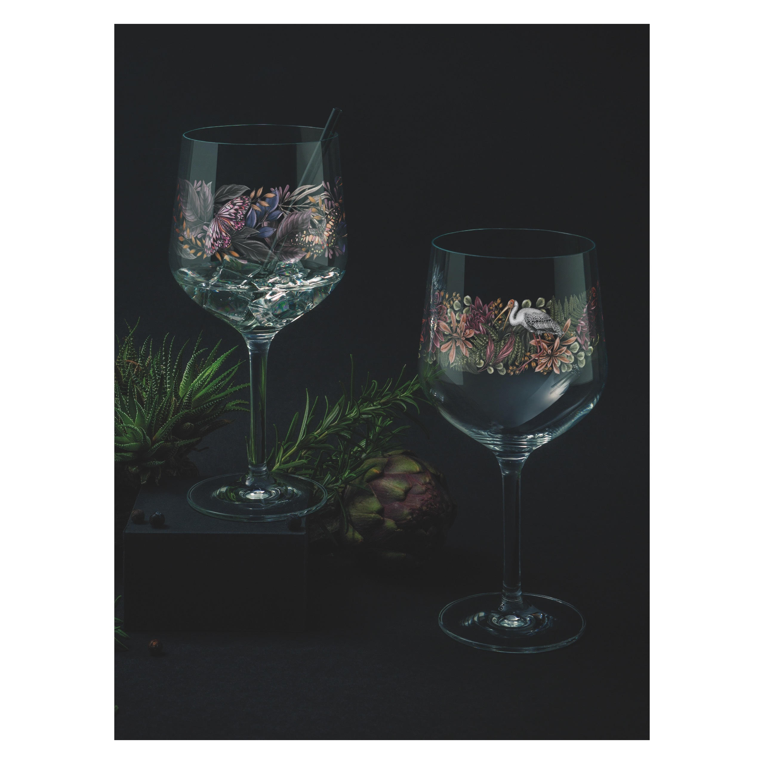 GINGLAS 720 ml 2-teilig  - Pink/Rot, LIFESTYLE, Glas (8,3/21,8cm) - Ritzenhoff