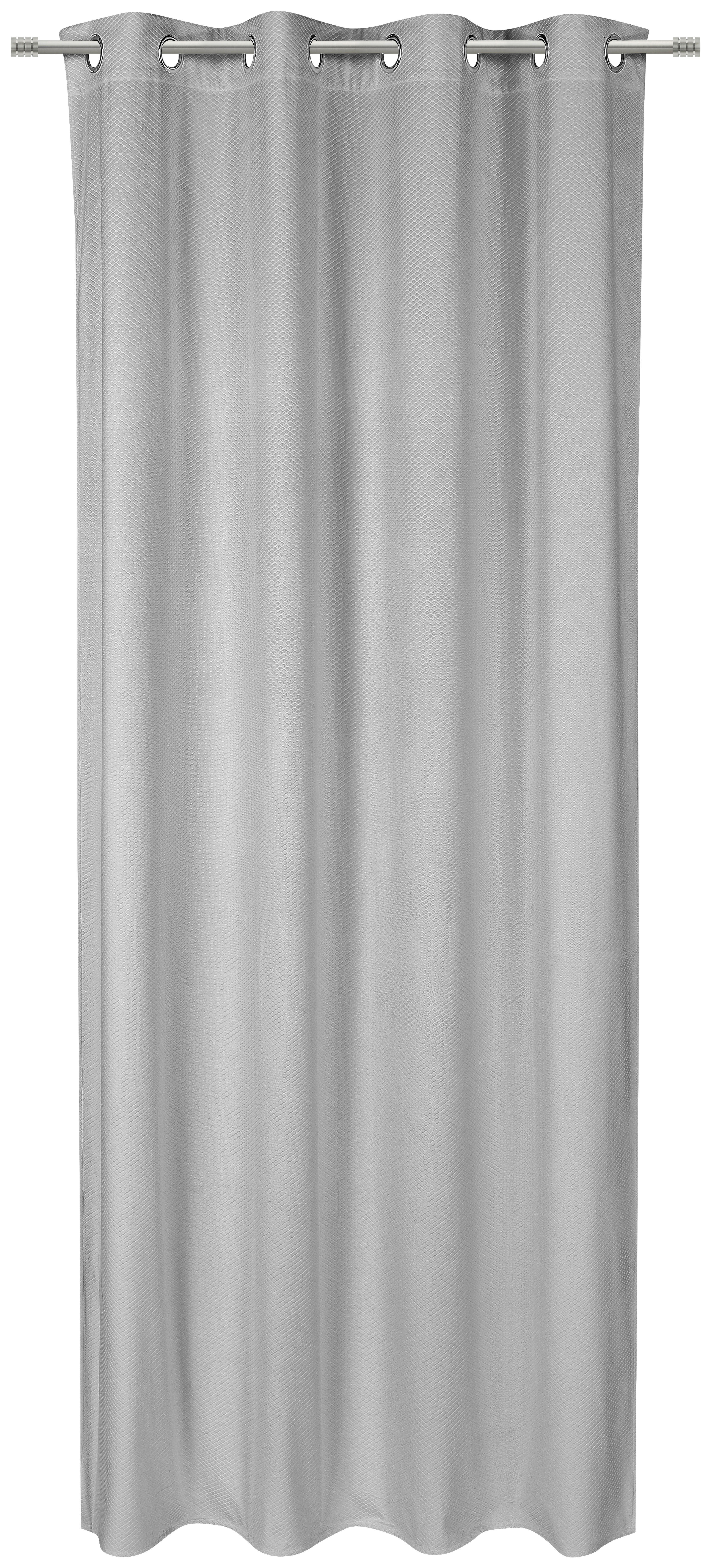 RINGLIS FÜGGÖNY Részben fényzáró  - Ezüst, Konventionell, Textil (140/245cm) - Esposa