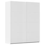 SCHWEBETÜRENSCHRANK  in Weiß  - Weiß, Design, Holzwerkstoff/Kunststoff (181/223/68cm) - Novel
