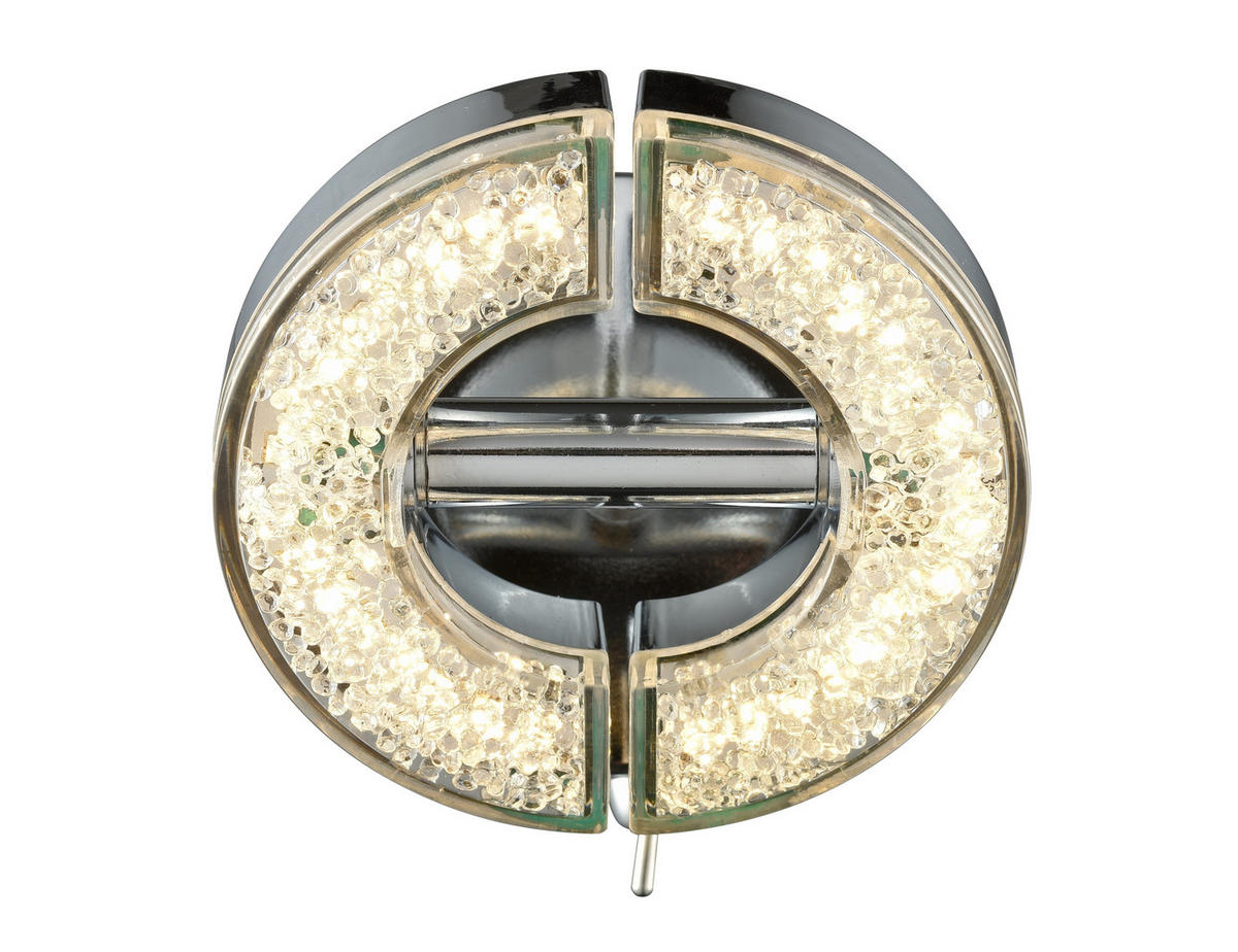 LED ZÁŘIČ, 10/10 cm  - Design, kov/plast (10/10cm) - Novel