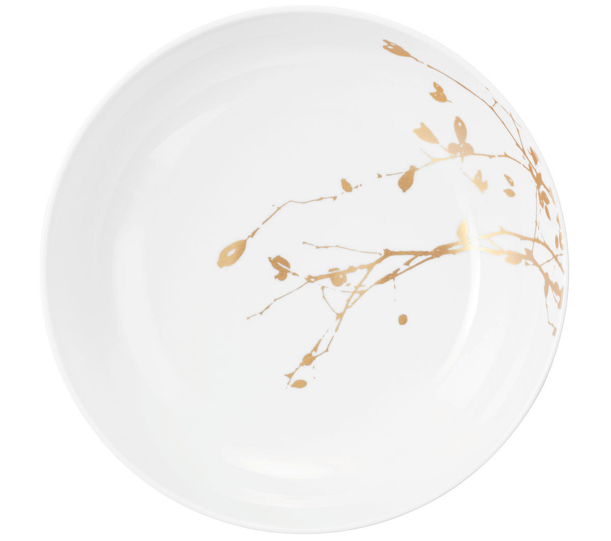 MISKA porcelán keramika 25 cm - biela/zlatá, Basics, keramika (25cm) - Seltmann Weiden