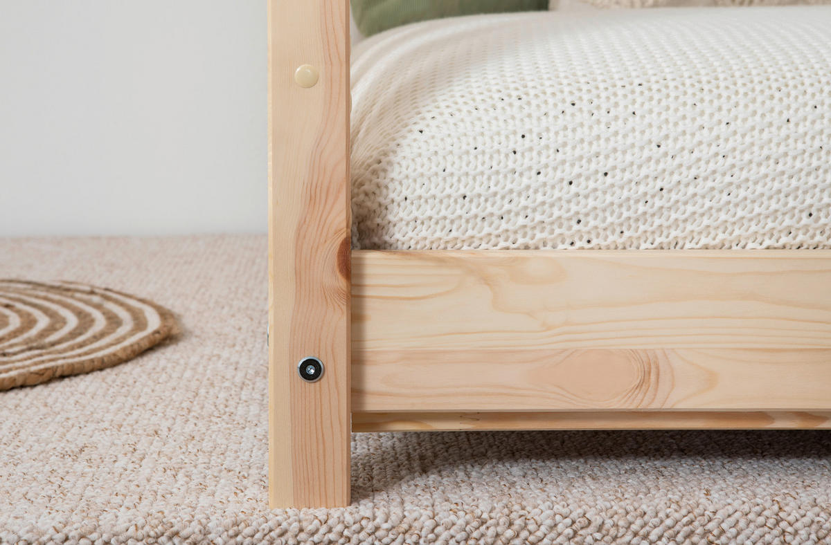 AUSZIEHBETT 140/200 cm Naturfarben  - Naturfarben, Modern, Holz (140/200cm) - MID.YOU