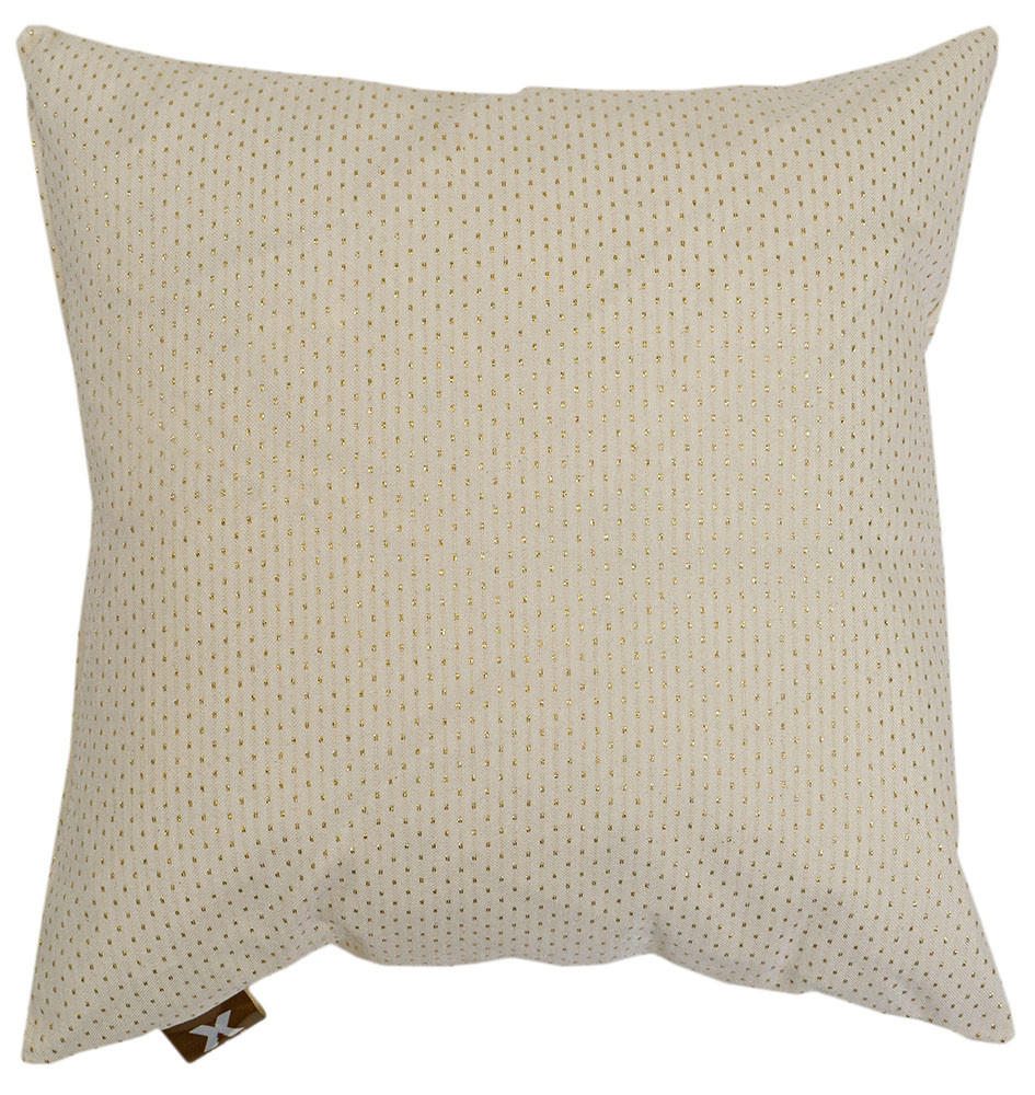 JASTUČNICA - bež/zlatne boje, Konvencionalno, tekstil (40/40cm) - X-Mas