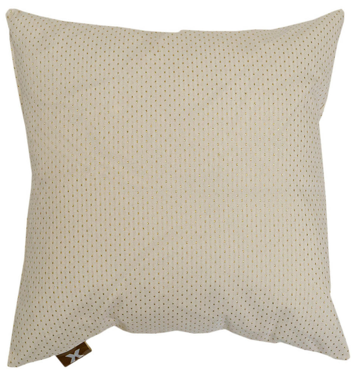 JASTUČNICA   40/40 cm  CHRIS SIMPLE  - bež/zlatne boje, Konvencionalno, tekstil (40/40cm) - X-Mas