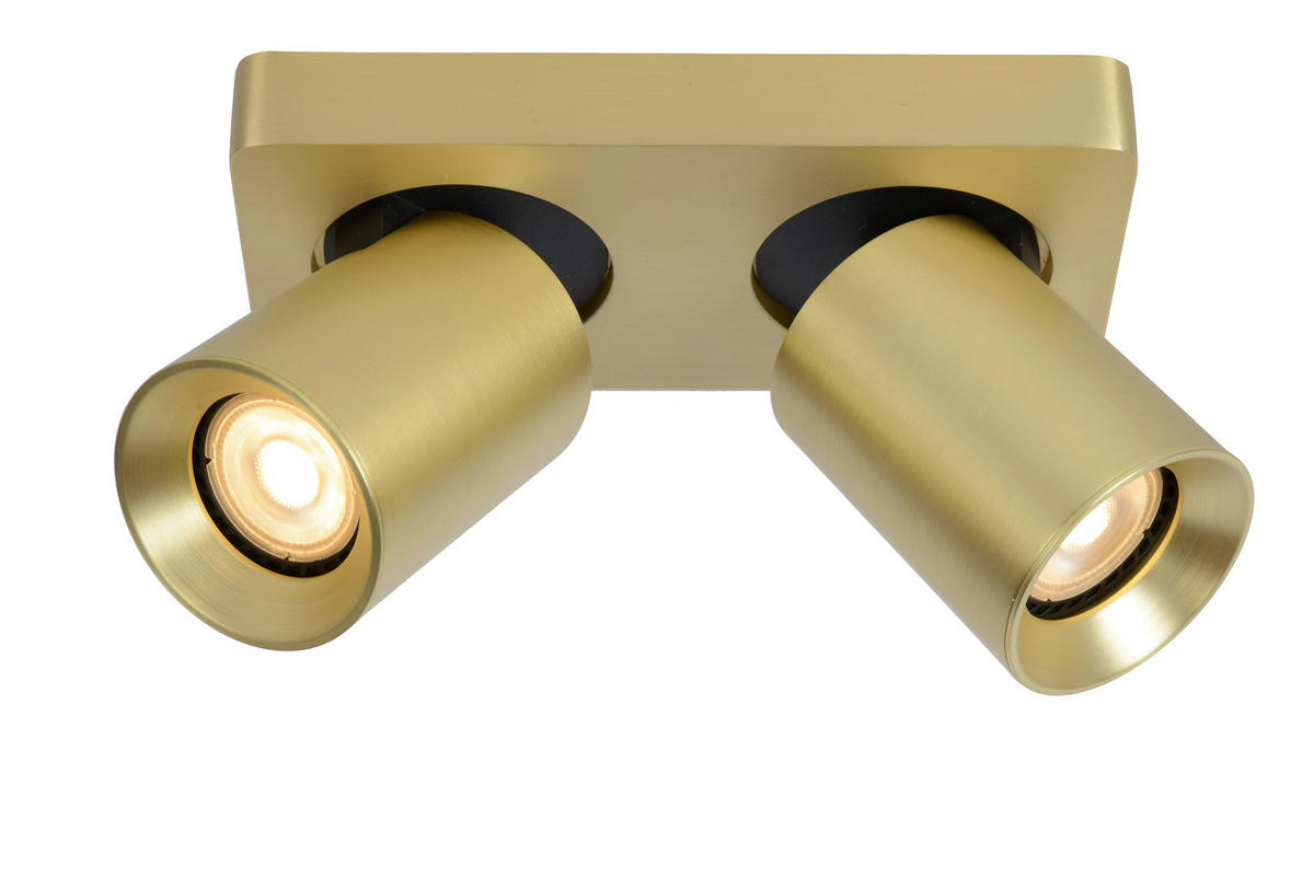 LED-STRAHLER - Messingfarben, Basics, Metall (20/10/11.5cm) - Lucide
