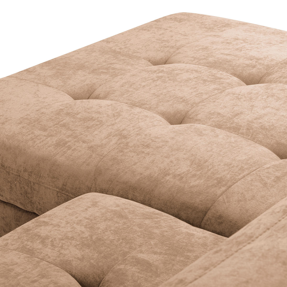 ECKSOFA 195/268 cm PRADO in Webstoff Rotbraun Bettkasten, Kopfteilverstellung, Sitztiefenverstellung  195/268 cm  - Rotbraun/Schwarz, Design, Textil/Metall (195/268cm) - Livetastic
