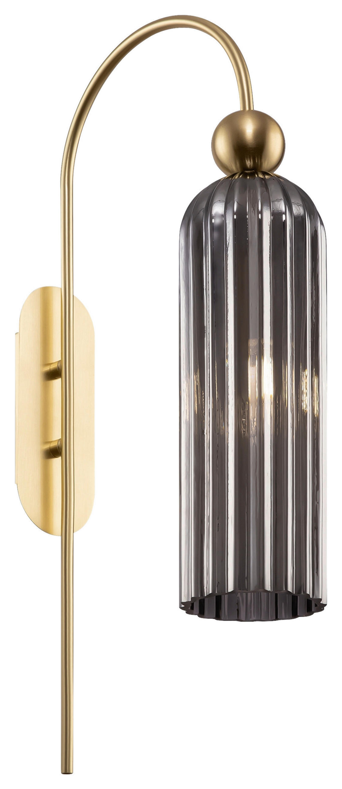 VÄGGLAMPA 10/53,5/23,5 cm   - guldfärgad, metall/glas (10/53,5/23,5cm) - MAYTONI