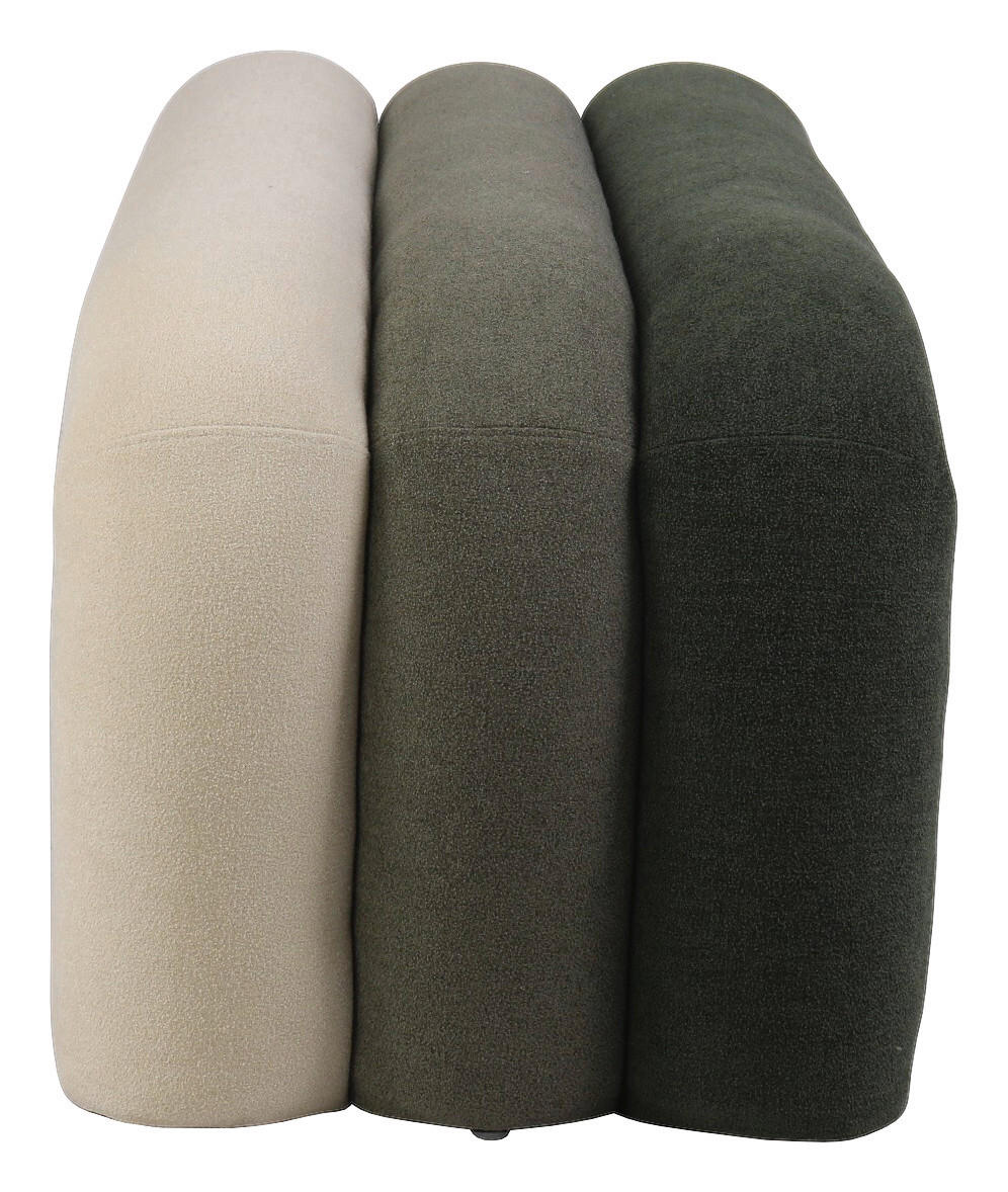HOCKERBANK in Textil Grün, Hellgrün, Beige  - Beige/Hellgrün, Design, Textil (121,5/46,5/46,5cm) - Xora