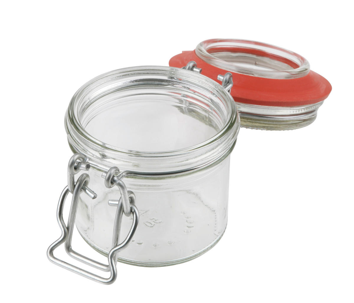 BEFŐTTESÜVEG 135 ml   - áttetsző, Basics, üveg/fém (135ml) - Dr.Oetker