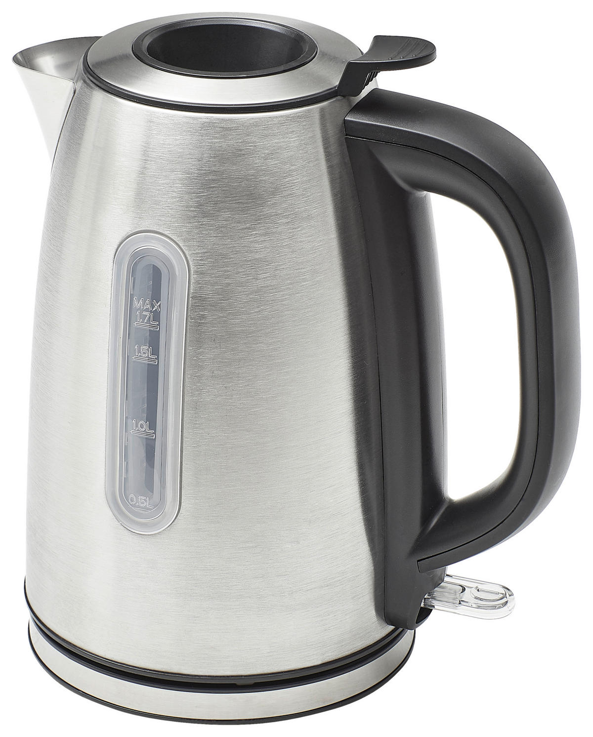 WASSERKOCHER 1.7 L  - Klar/Edelstahlfarben, Design, Kunststoff/Metall (24/15/25cm) - Mican