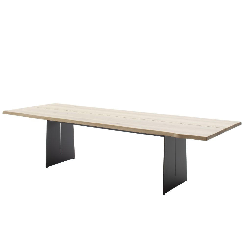 ESSTISCH in Holz, Metall 250/110/75 cm  - Eichefarben/Anthrazit, Design, Holz/Metall (250/110/75cm) - Schöner Wohnen
