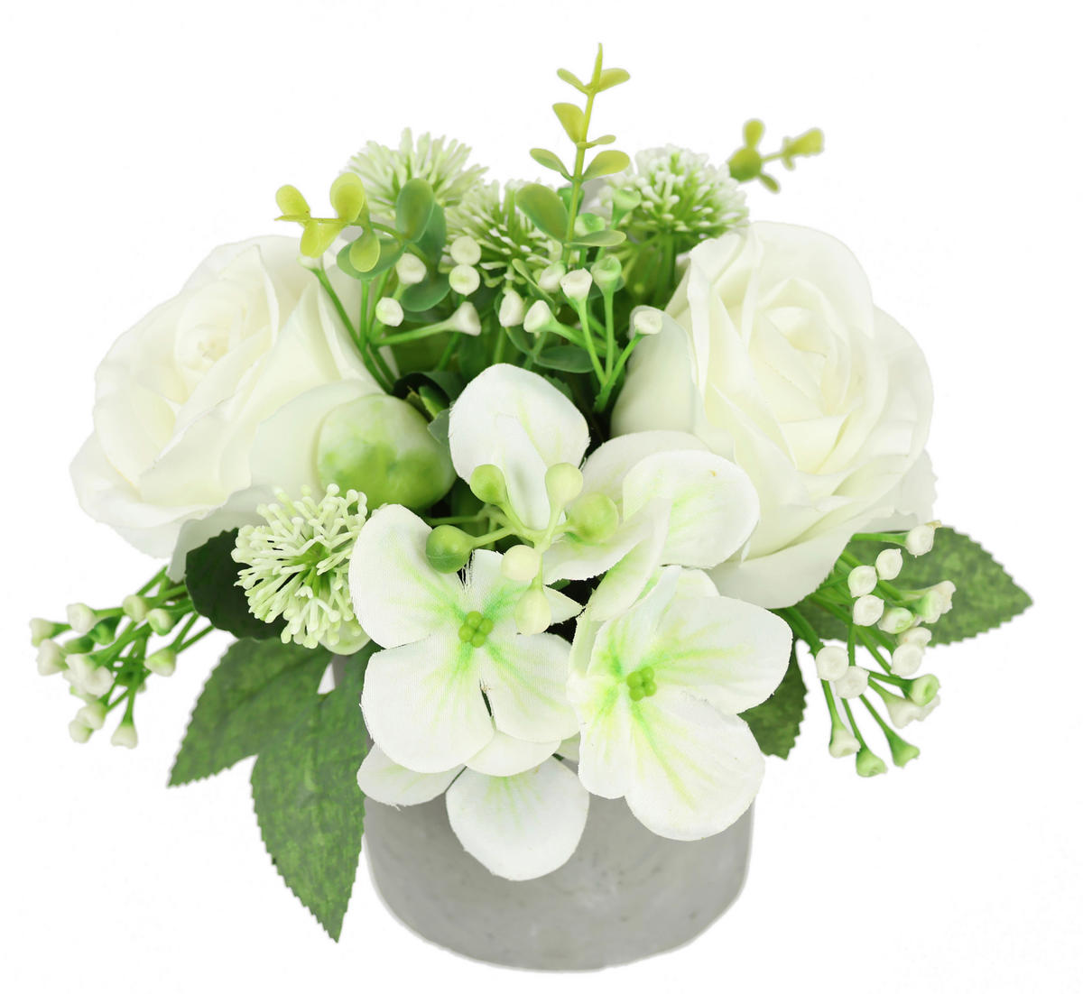 KUNSTBLUME  - Weiß, Basics, Textil (16/15cm)