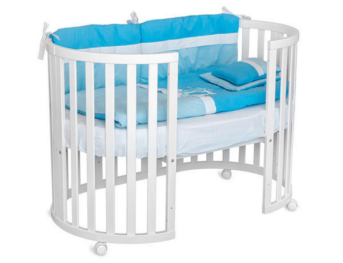 DJEČJI KREVETIĆ  GROW  - bijela, Basics, drvo (67/87/126cm)