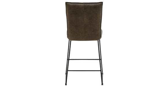 TRESENSTUHL Mikrofaser Schwarz, Schlammfarben - Schlammfarben/Schwarz, Design, Textil/Metall (56/98/62cm) - Valnatura