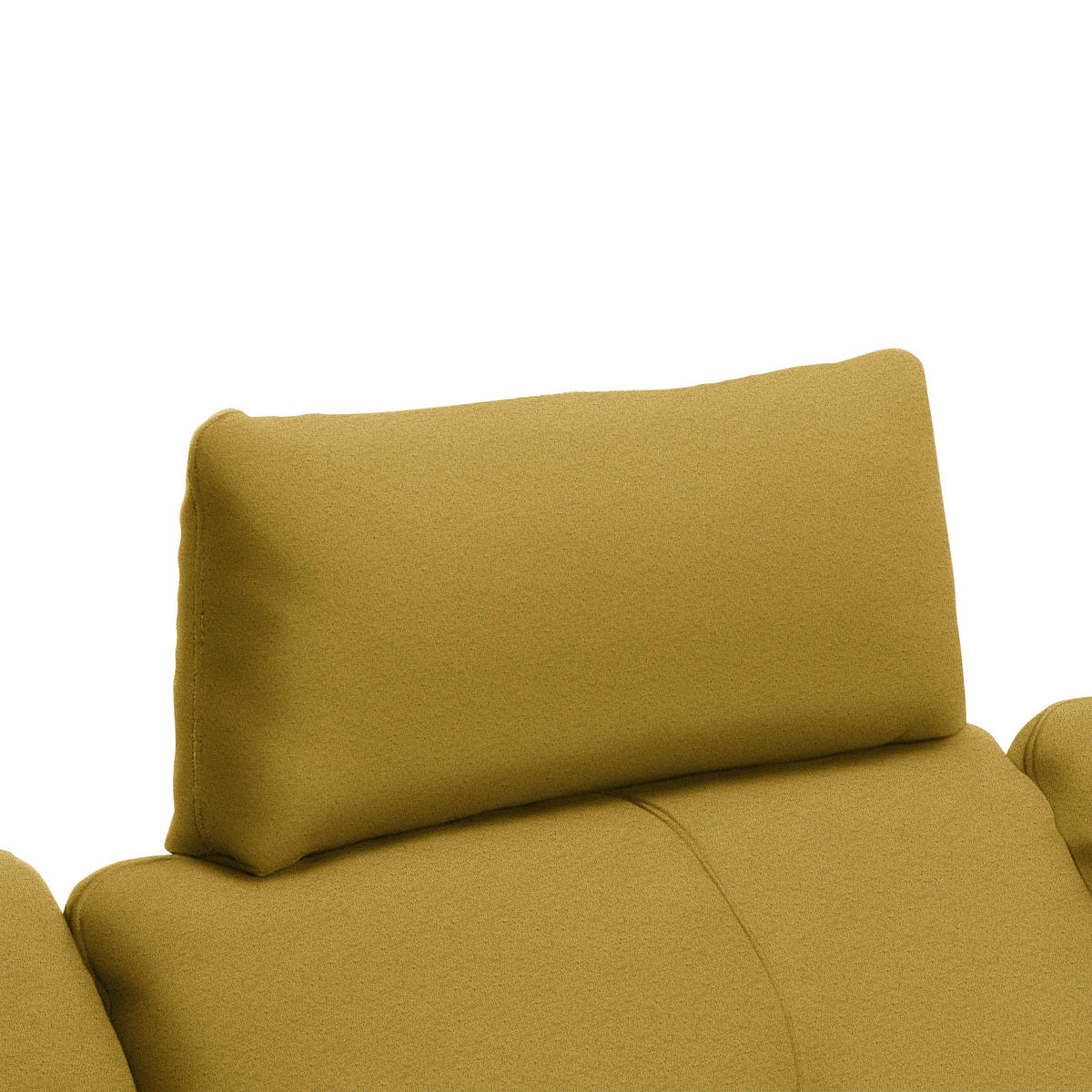 ECKSOFA in Webstoff Gelb, Hellgrün  - Gelb/Schwarz, Design, Textil/Metall (301/179cm) - Chilliano