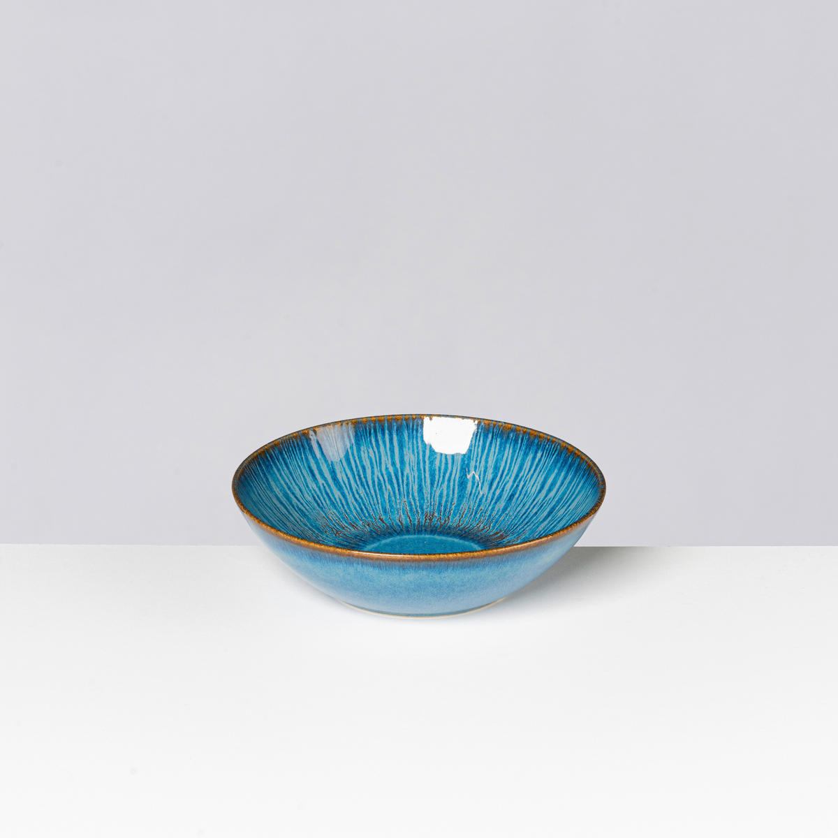 MÜSLISCHALENSET EISFALL  - Blau, Basics, Keramik (17,2/5cm) - Gipfelstück