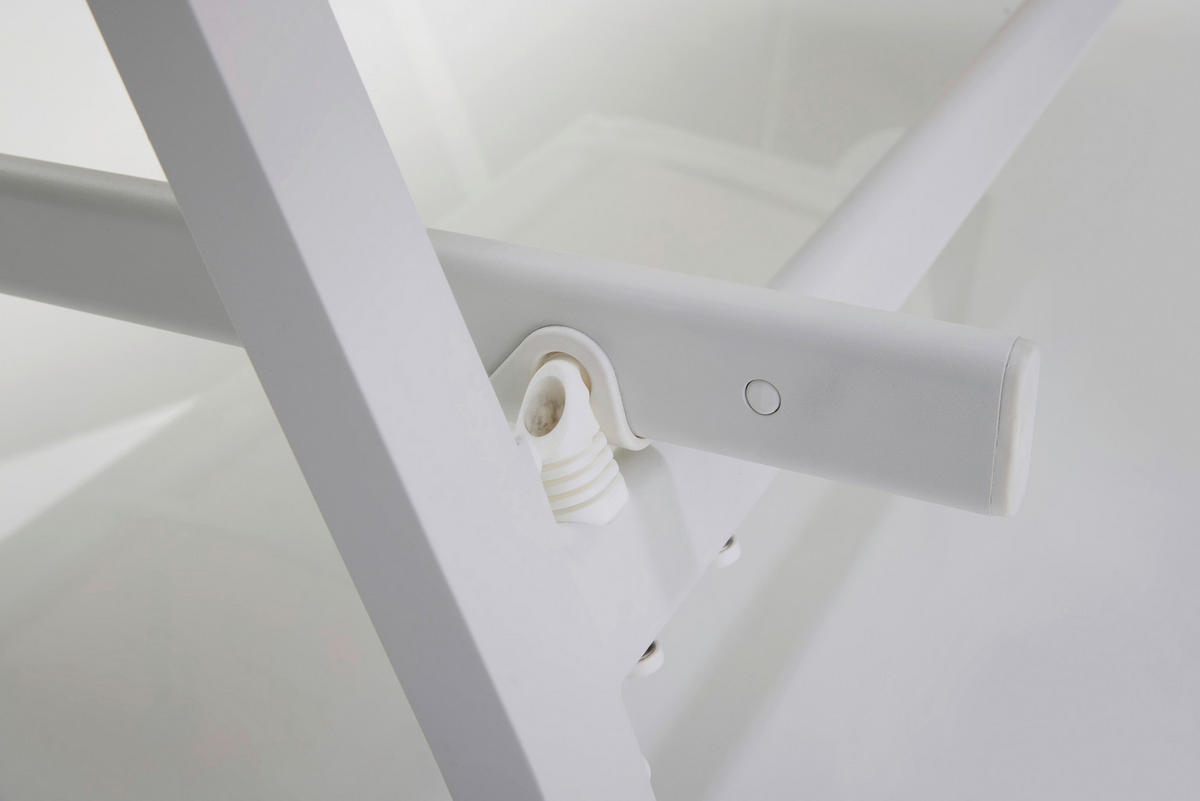 HOLLYWOODSCHAUKEL 169/189/228 cm Weiß, Beige  - Beige/Weiß, Basics, Textil/Metall (169/189/228cm) - Kettler