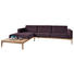 WOHNLANDSCHAFT in Textil Violett - Eichefarben/Violett, LIFESTYLE, Holz/Textil (221/295cm) - Ada Austria WOHNLANDSCHAFT in Textil Violett - Eichefarben/Violett, LIFESTYLE, Holz/Textil (221/295cm) - Ada Austria