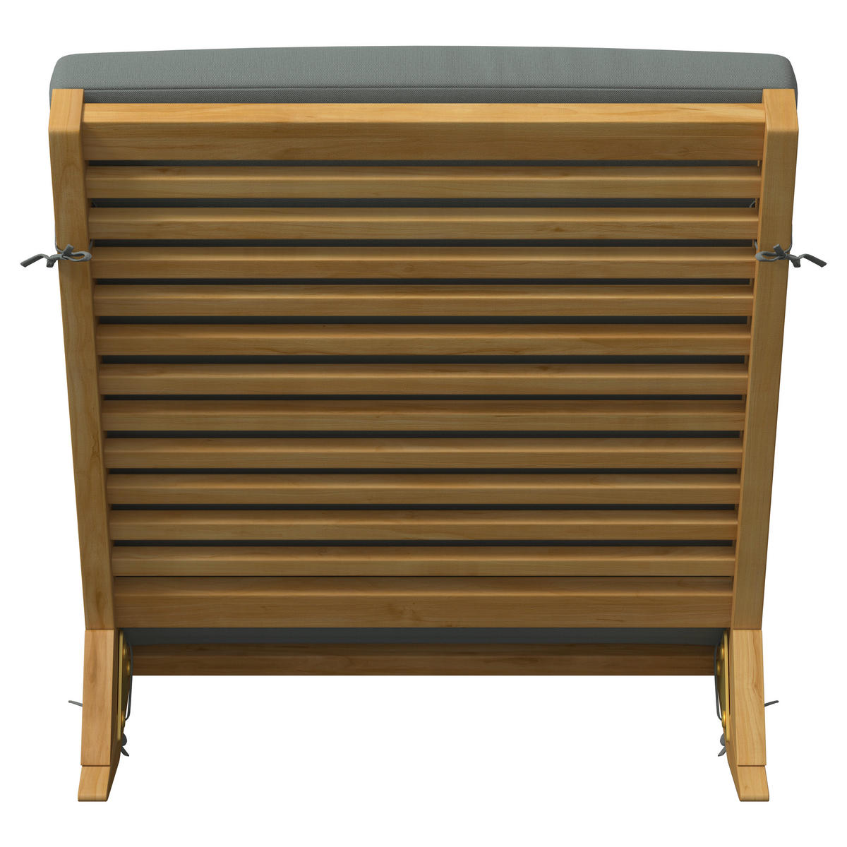 GARTENLIEGE 152/55/62 cm  - Grau, MODERN, Holz (152/55/62cm) - Ambia Garden