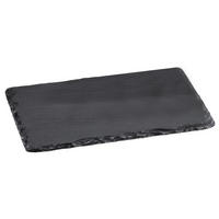 SERVIERPLATTE 20/30 cm  - Schwarz, Basics, Stein (20/30cm) - Homeware Profession.