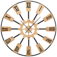 FALIÓRA 80,5/80,5/7 cm   - natúr színű/fekete, Lifestyle, fa/fém (80,5/80,5/7cm) - Landscape