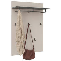 GARDEROBENPANEEL  in 80/115/27 cm  - Kaschmir/Anthrazit, MODERN, Holzwerkstoff (80/115/27cm) - Xora