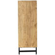 KOMMODE  in 100/115/40 cm  - Schwarz/Akaziefarben, Design, Holz/Metall (100/115/40cm) - Ambia Home