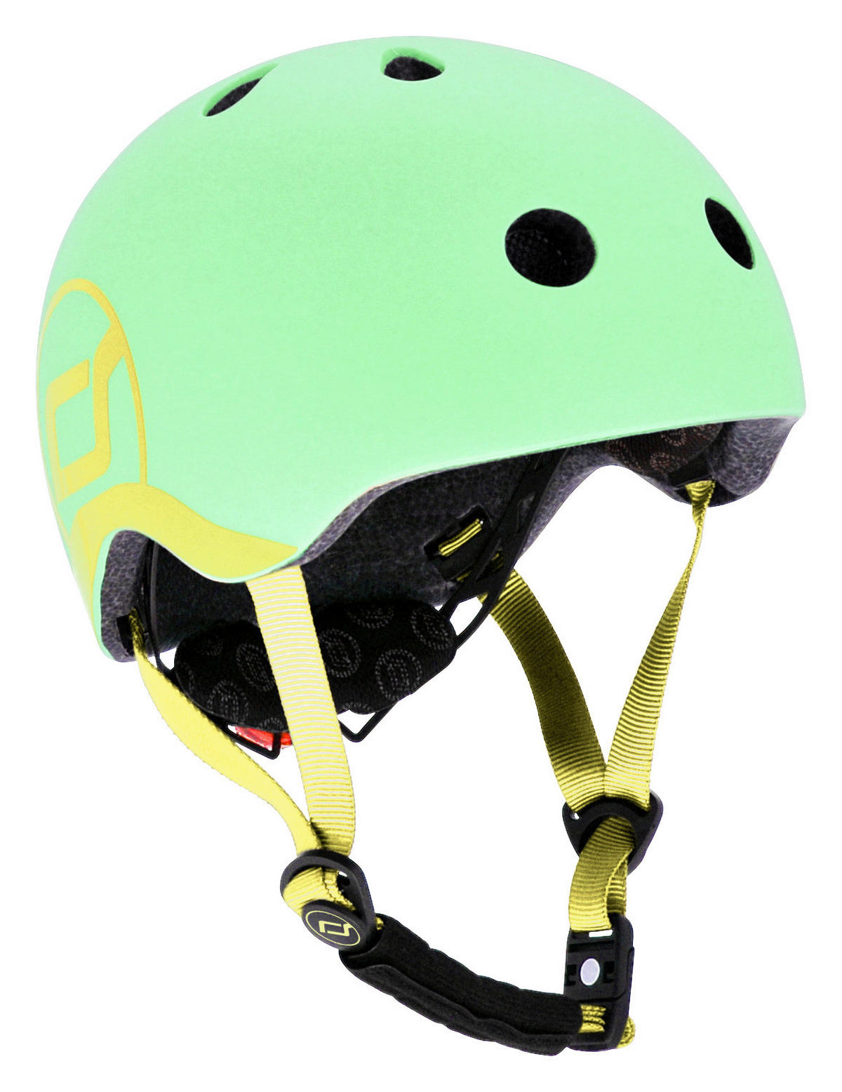 KINDERHELM Safety Helmet  - Gelb/Grün, Trend, Kunststoff/Textil (XXS-Snull) - Scoot and Ride