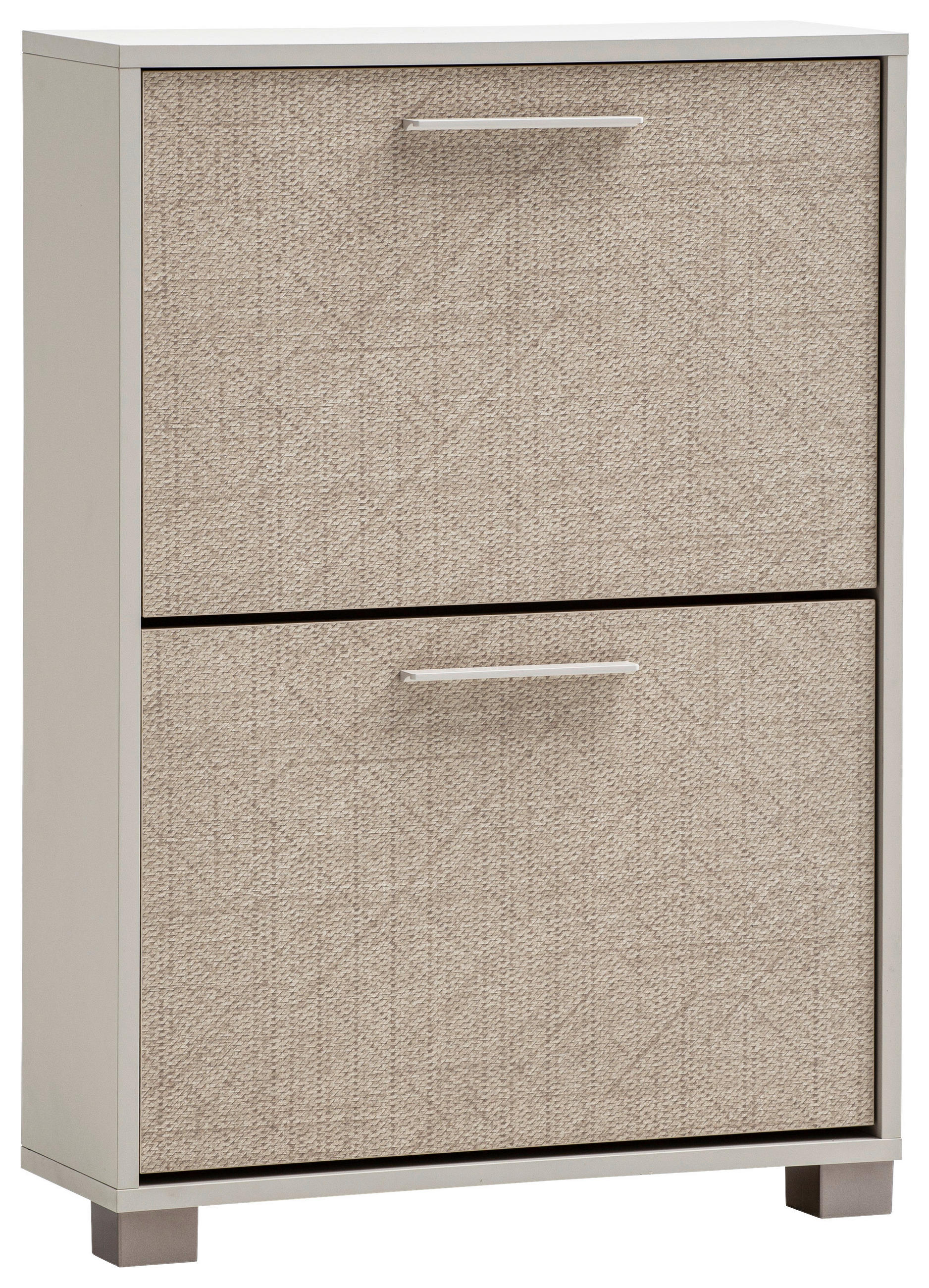 SCHUHKIPPER  in 59,8/85,2/19,55 cm  - Beige/Weiß, Design, Holzwerkstoff/Kunststoff (59,8/85,2/19,55cm) - MID.YOU