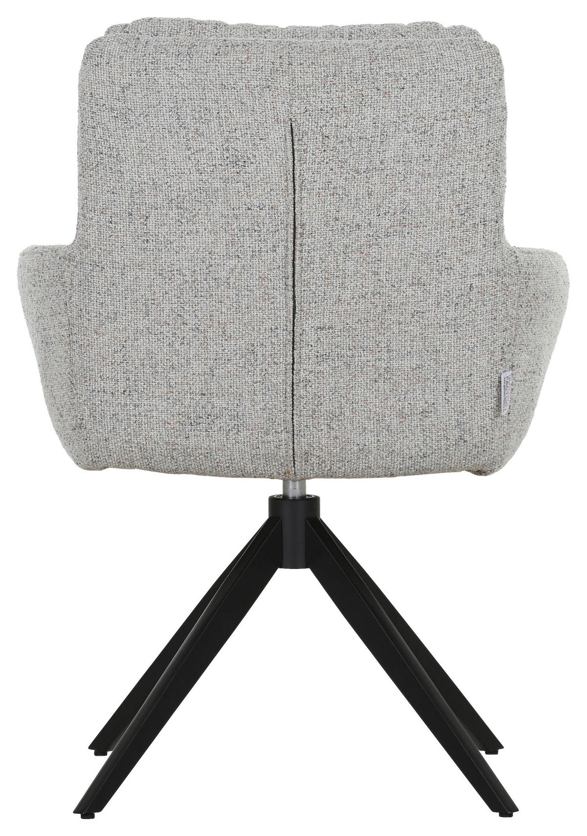 ARMLEHNSTUHL  in Flachgewebe  - Beige/Schwarz, Design, Textil/Metall (60/89/69cm) - Novel