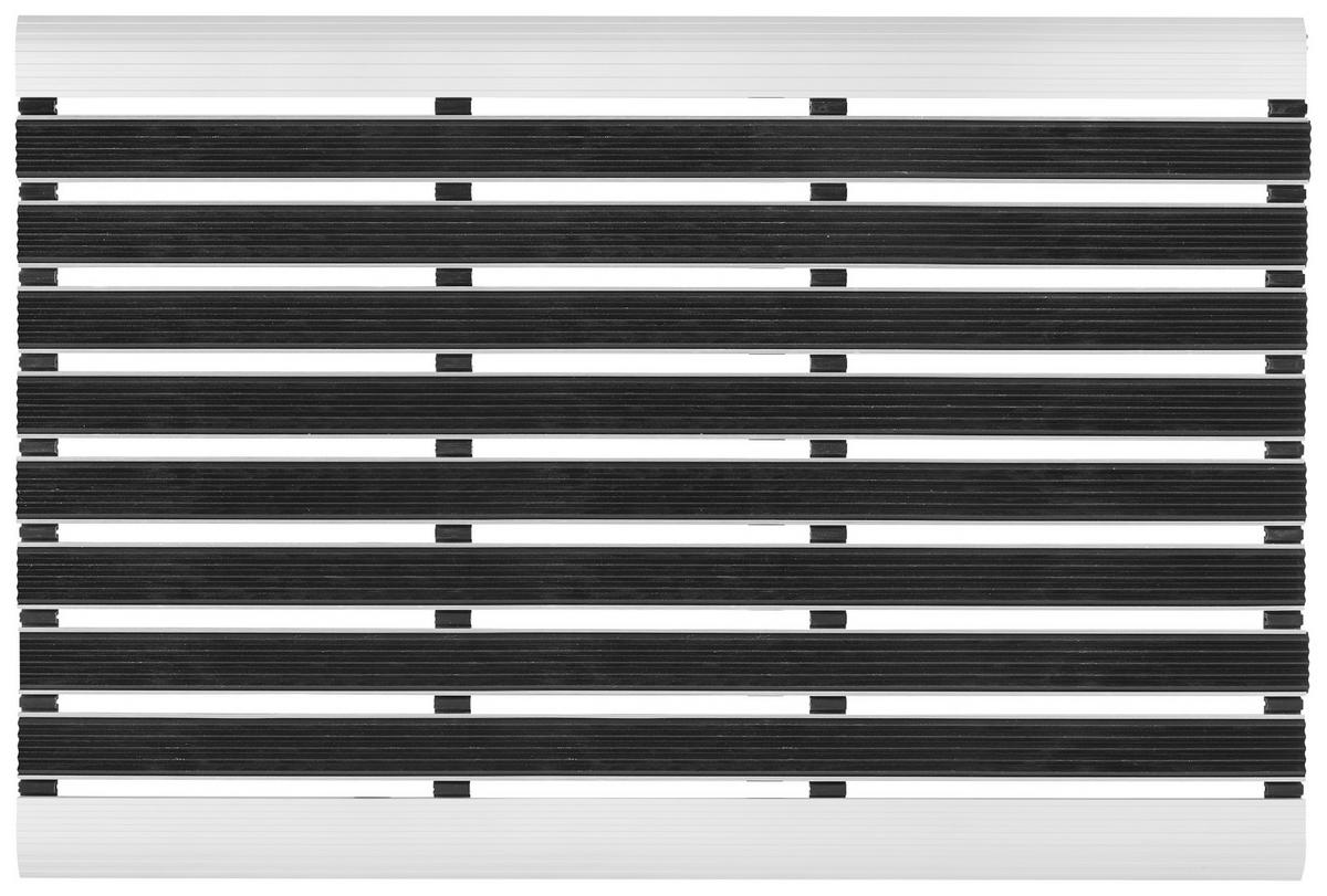 COVORAȘ DE INTRARE 40/60 cm  - argintiu/negru, Konventionell, plastic/metal (40/60cm) - Esposa